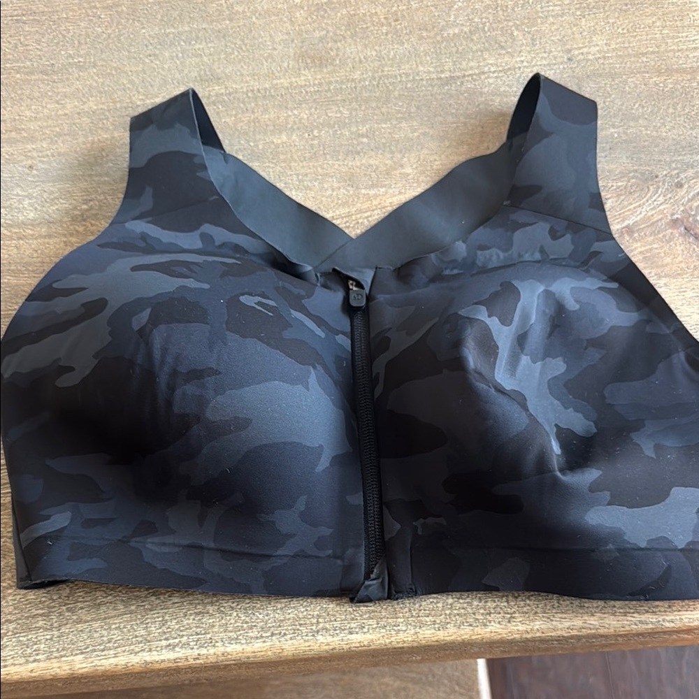 Black Camouflage Sports Bra
